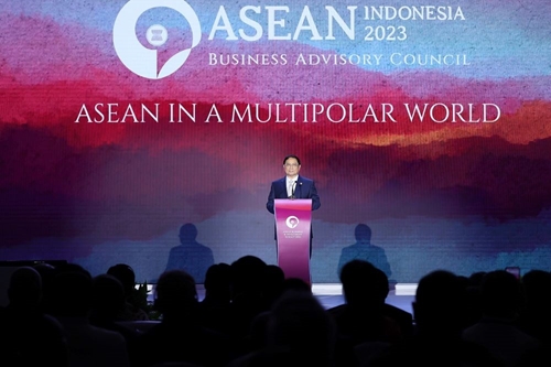 Thủ tướng Chính phủ Phạm Minh Chính phát biểu tại Hội nghị Thượng đỉnh kinh doanh đầu tư ASEAN